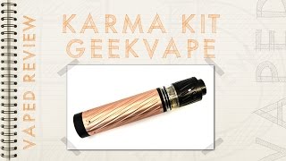 KARMA KIT de GEEKVAPE revue fr [upl. by Oinesra]