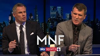 Roy Keane amp Jamie Carragher clash over their combined Liverpool 2020 and Man Utd 1999 XI  MNF [upl. by Coheman]