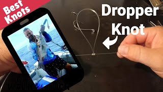 How to tie a dropper loop knot Paternoster Rig [upl. by Lois4]