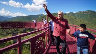 Inauguración del camino “Benito Juárez” e informe del programa Caminos Artesanales [upl. by Galvan775]