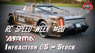 RC SPEED WEEK 20  ARRMA Infraction 6S BLX  Stock [upl. by Socrates]