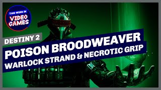 Poison Broodweaver  Warlock Strand PVE Build with Necrotic Grip in Destiny 2 [upl. by Clayborne]