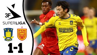 Brøndby  FC Nordsjælland 11 Highlights 3F Superliga [upl. by Babette]