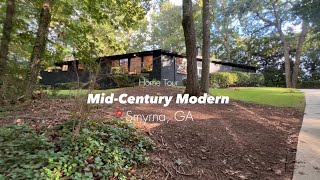 Midcentury Modern Home Tour in Smyrna Ga [upl. by Letnohs802]