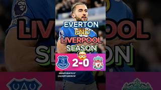 Everton 20 Vs Liverpool 😬 [upl. by Lorie902]