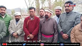 Dr Jaffer Akhone has been appointed new CEC for 5th LAHDC Kargil [upl. by Nahsad]