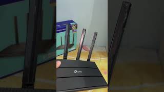 Tp link wifi 6 router AX 1500 AX 12 asmr tech trending viral🔥🔥🔥 [upl. by Rabush]