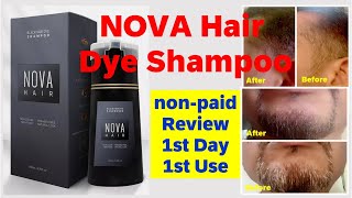 Nova Hair Shampoo Review  Day1 [upl. by Anitnelav704]