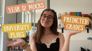 My Year 12 ALevel Mock Results 2022 Predicted Grades and Plans for University and the Future [upl. by Pip459]