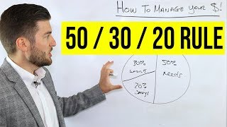 How To Manage Your Money 503020 Rule [upl. by Pattani859]