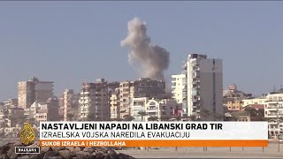 Izraelska vojska izdala naredbu o prisilnom raseljavanju iz Tyrea u Libanu [upl. by Tak758]