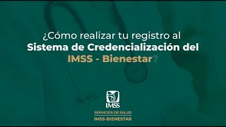 ¿Cómo obtener tu Credencial del IMSSBIENESTAR  Tutorial paso a paso [upl. by Dranik]