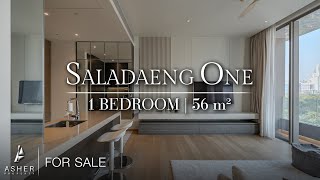 Saladaeng One  1 Bedroom  56 sqm  Available for SALE [upl. by Adnilre]