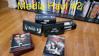 Media Haul 2  Some caseless VHSs from eBay  a few discs from a few places [upl. by Annalee165]