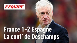 Didier Deschamps après lélimination des Bleus  quotJe ne cherche pas dexcuses maisquot [upl. by Eixirt]