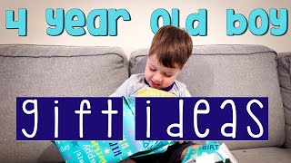 BEST gifts for a 4 year old BOY  gift ideas 4 year old boy [upl. by Hasty]