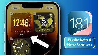 iOS 181 Public Beta 4 is OUT with NEW FEATURES [upl. by Nnyledam]