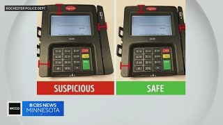 How to tell if a skimming device is attached to credit card reader [upl. by Haida14]