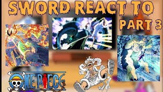 One piece Marines SWORD React to Luffy Gear 5Joy Boy Luffy vs Kaido One Piece Part 3 [upl. by Airotnahs529]