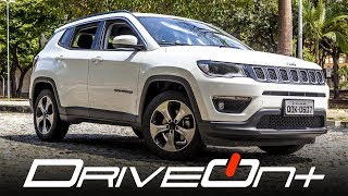 Jeep Compass Longitude 20 Flex  DriveOnCars Avaliação [upl. by Enicnarf]