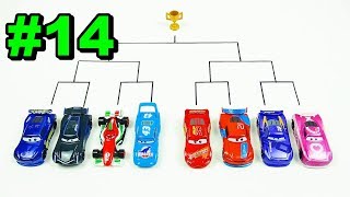 Disney Cars Toys Launcher Race Tournament Vol14 Legend Racer VS Next Generation [upl. by Song]