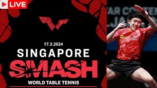 LIVE  WTT SINGAPORE SMASH 2024  DAY 12 [upl. by Nonad]