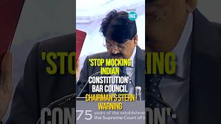 Stop Mocking Indian Constitution Bar Council Chairman Issues Stern Warning To Politicians [upl. by Siesser]