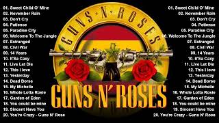 Gun N Roses Greatest Hits Álbum completo  Mejores canciones de Guns N Roses 2022 [upl. by Wailoo]