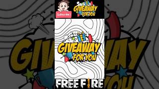 Free fire giveaway🎁✨ 😃shorts freefire [upl. by Airotcivairam]