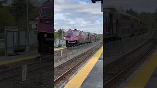 MBTA entering into Southborough Station mbta commuterrail [upl. by Chaing]