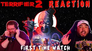 Terrifier 2 2022 First Time REACTION  Art gave us no MERCY [upl. by Ativoj200]