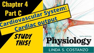 Costanzo Physiology Chapter 4C Cardiovascular Cardiac output  Study This [upl. by Ahseral]