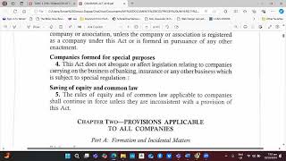 COMPANY LAW IN GHANA  THE FORMALITIES OF CORPORATE INCORPORATION AND RELATED MATTERS  PART 1 [upl. by Ij]