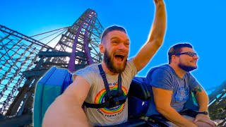 FINALLY RIDING IRON GWAZI Busch Gardens Tampa Vlog [upl. by Karole760]