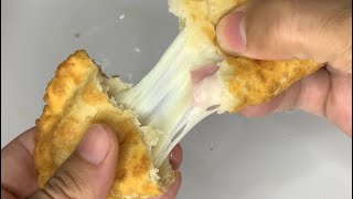 Receita deliciosa Aprenda a fazer esse pastelzinho de presunto com mussarela [upl. by Bobine]