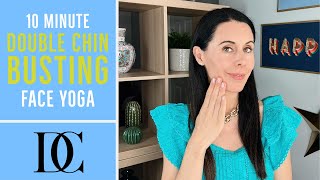 10 Minute Double Chin Busting Face Yoga [upl. by Yetnruoc566]