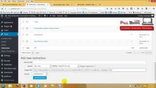 Using the Redirection Plugin for Wordpress Tutorial [upl. by Duky]