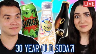 Trying Discontinued Sodas from the ‘90s [upl. by Alyhc]