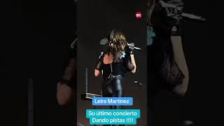 La indirecta de Leire Martínez en su último concierto con La Oreja de Van Gogh [upl. by Reffotsirk720]