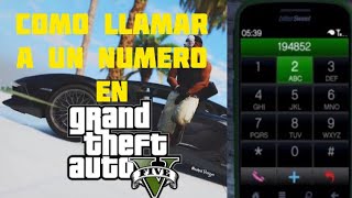 Como llamar números en gta 5  Videojuegos World [upl. by Royo227]