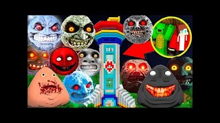 Surviving the Lunar Nightmare Scary Moon Maze Challenge in Minecraft [upl. by Euqinommod]