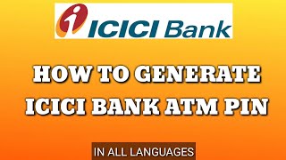 ICICI Bank ATM Pin Generation Through ATM l Debit card Pin Generation l Mobile Tech Tamil [upl. by Eulalia42]