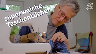 Stofftaschentücher nähen – DIY Upcycling [upl. by Ahens702]