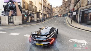 McLaren P1  Forza Horizon 4  Logitech g29 gameplay [upl. by Ayana868]