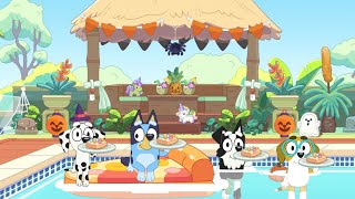 Bluey Honeys Halloween Pool Party 02 [upl. by Cutlip318]