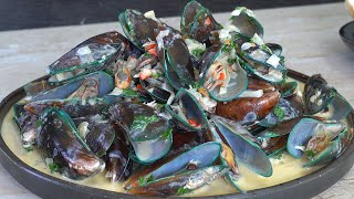 How To Cook Moules  Mussels Mariniére the classic dish anyone can make at home [upl. by Aronle]