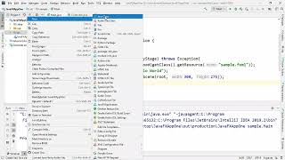 Introduction to JavaFX  First Sample Application [upl. by Yanrahs670]