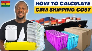 How to Calculate the CBM of Your Mini Importation Products to Ghana [upl. by Ellivro]