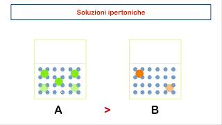 Tonicità delle soluzioni ipertoniche ipotoniche isotoniche [upl. by Nosredneh]