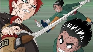 ROCK LEE VS GAARA  LINKIN PARK The Emptiness Machine [upl. by Llirrem]